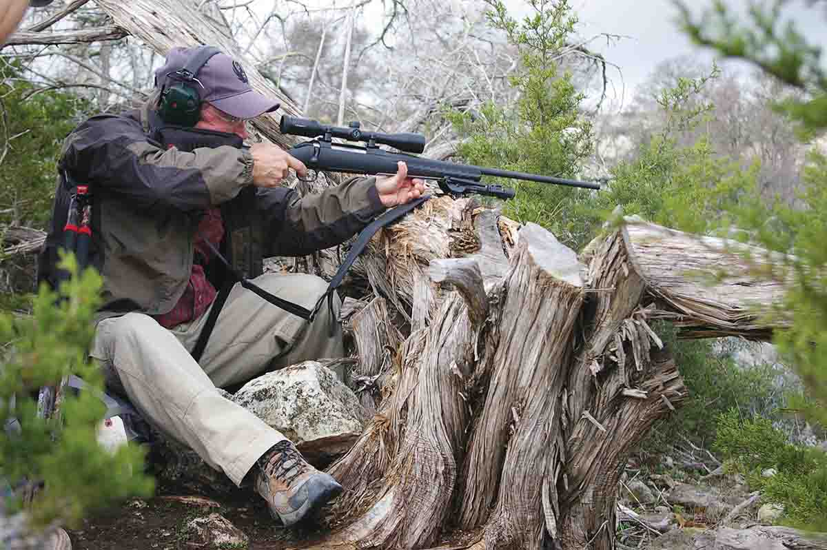 A .30-06, like this Ruger American rifle, pulls double duty in the spring when using light-for-caliber bullets to hunt marmots.
